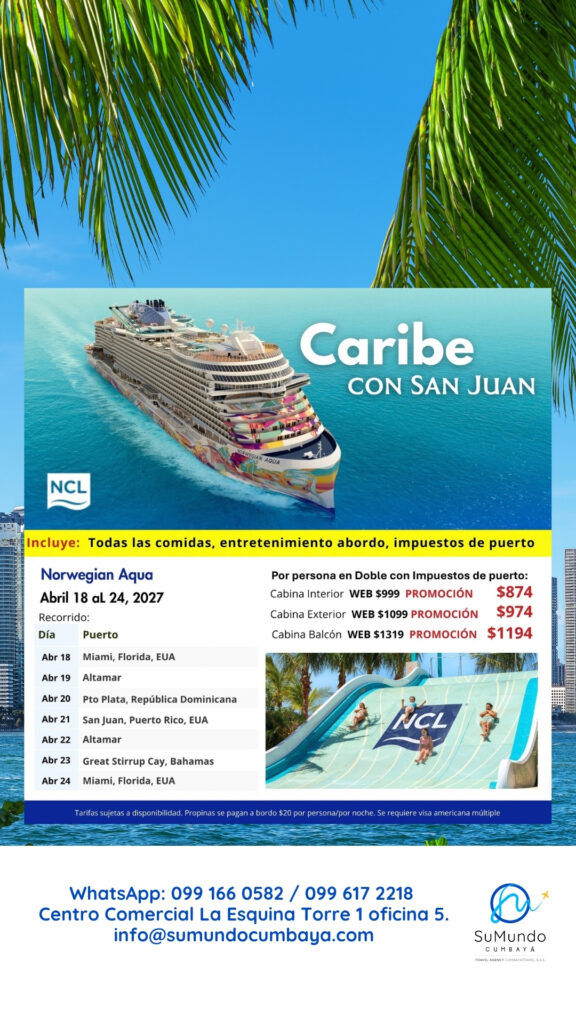 Crucero por el Caribe
