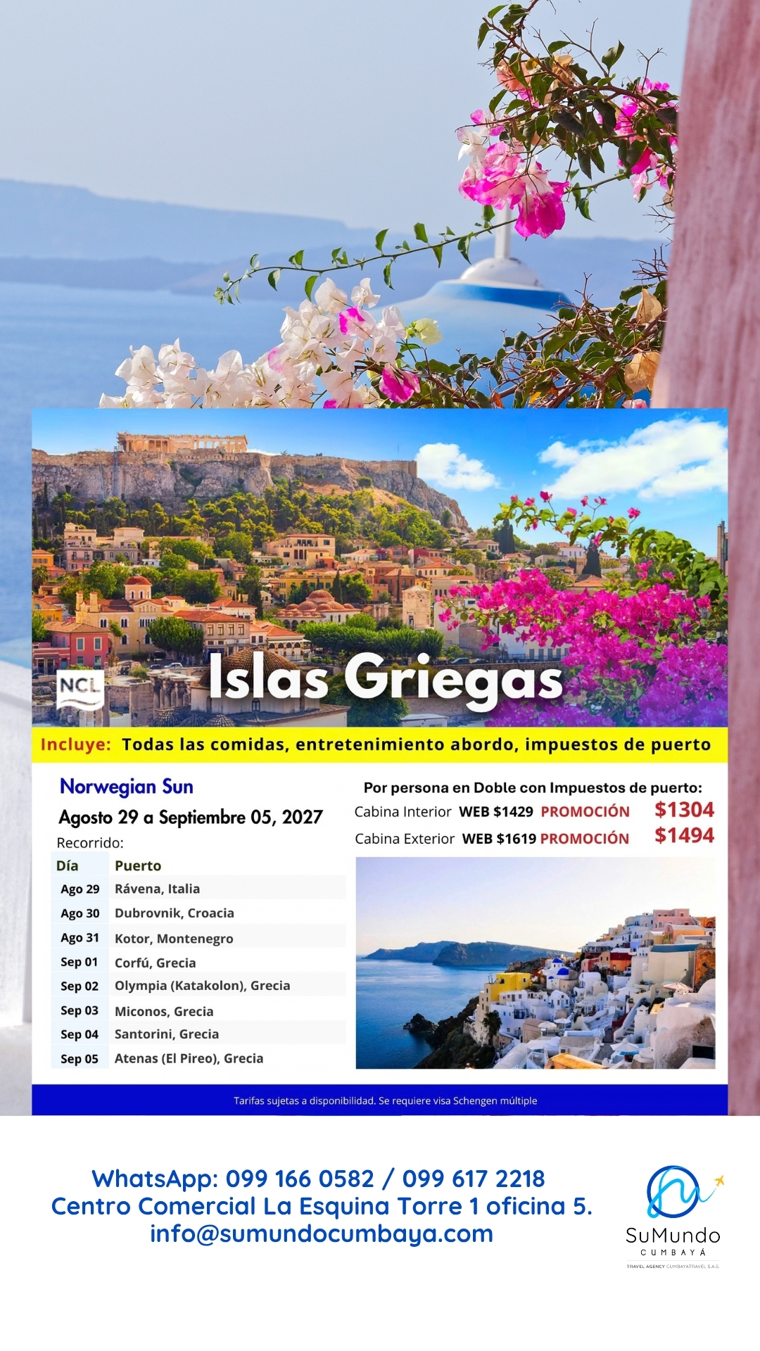 Crucero Islas Griegas 2027