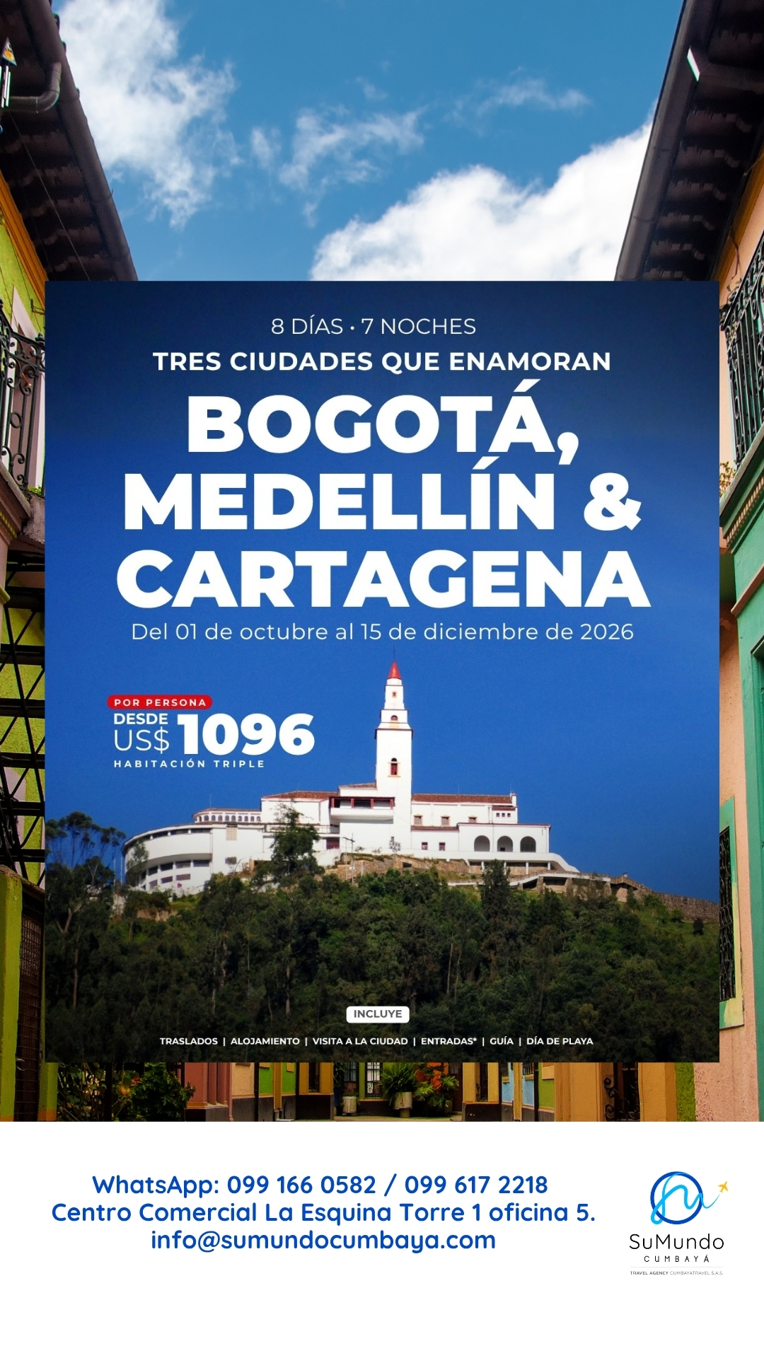 Bogotá – Medellín – Cartagena