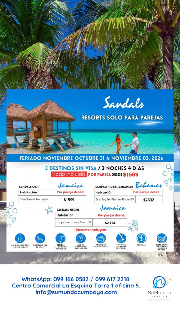 Sandals Resort solo para adultos